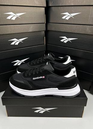 Reebok classic black white 9