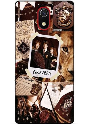 Силиконовый бампер чехол для xiaomi redmi 8a с картинкой гарри поттер harry potter