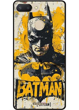 Силіконовий бампер чохол для xiaomi redmi 6 з малюнком batman dc бэтмен