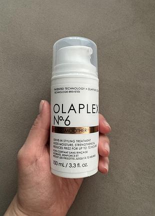 Відновлювальний крем для укладання волосся olaplex bond smoother reparative styling creme № 6, 100 мл