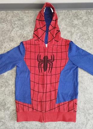 Худи человек паук c&amp;a (marvel spiderman) на молнии, размер 140