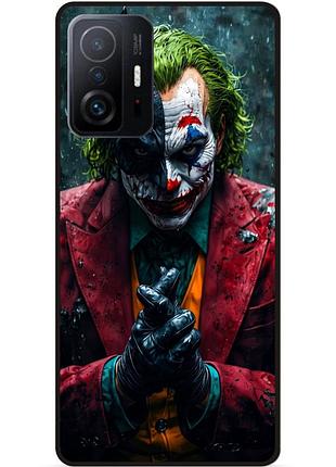 Чехол силиконовый бампер для xiaomi 11t pro с рисунком джокер бэтмен
