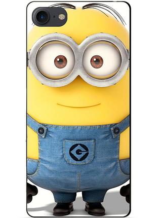 Силиконовый бампер чехол для iphone 8 с рисунком миньон стюарт minion