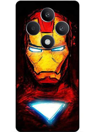 Силіконовий бампер чохол для tecno spark 30c з малюнком marvel марвел залізна людина iron man