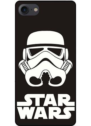 Силіконовий бампер чохол для iphone 7 з малюнком зіркові війни star wars зоряні війни