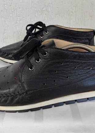 Брендовие замшевие полуботинки helvesko swiss made р.42-43