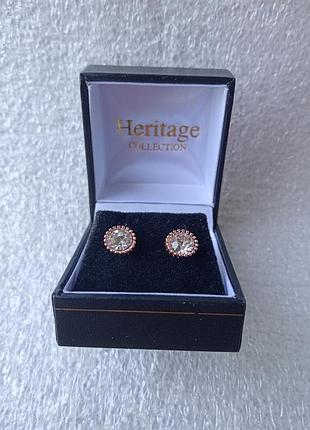 Серьги пуссеты  heritage  collection