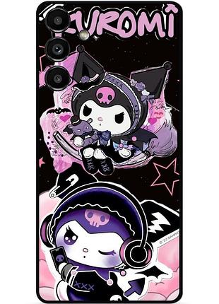 Силіконовий бампер чохол для samsung s21 з малюнком kuromi куроми