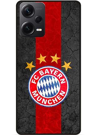 Силіконовий чохол бампер для xiaomi redmi note 12 pro plus з малюнком бавария мюнхен bayern