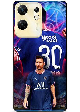 Силіконовий чохол бампер для infinix zero 30 4g з малюнком мессі псж messi