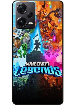 Силіконовий чохол бампер для xiaomi redmi note 12 pro plus гра майнкрафт minecraft