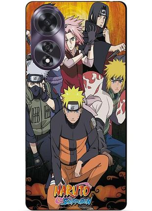 Силіконовий чохол бампер для oppo a60 з малюнком naruto наруто аніме