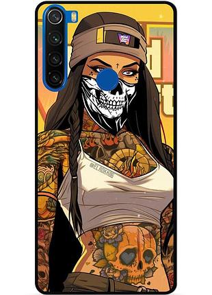Силіконовий бампер чохол для xiaomi redmi note 8t з малюнком gta гта