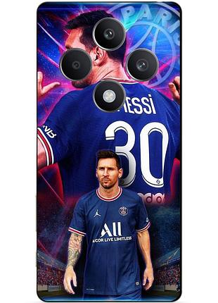 Силіконовий чохол бампер для oppo reno 12fs з малюнком мессі псж messi