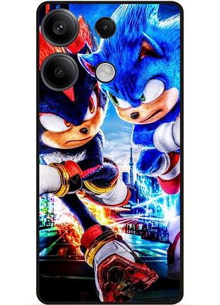Силіконовий чохол бампер для infinix note 40 pro (x6850) з малюнком соник 9