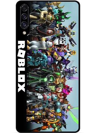 Силіконовий чохол бампер для samsung a10 з малюнком роблокс roblox