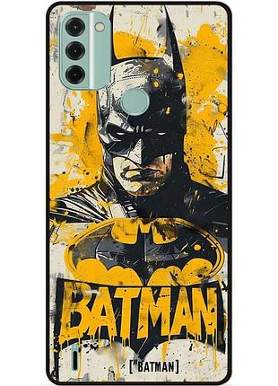 Чехол силиконовый бампер для nokia c31 с рисунком batman dc бэтмен