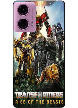 Чехол силиконовый бампер для motorola edge 50 fusion звероботы трансформеры transformers