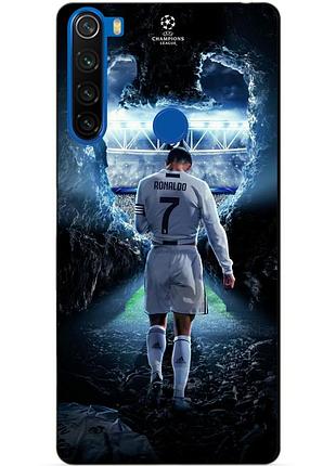 Силиконовый бампер чехол для xiaomi redmi note 8t с рисунком ronaldo роналдо
