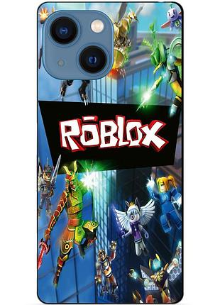 Силіконовий чохол бампер для iphone 14 з картинкою roblox роблокс