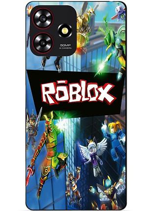 Силіконовий чохол бампер для zte blade a73 з картинкою roblox роблокс