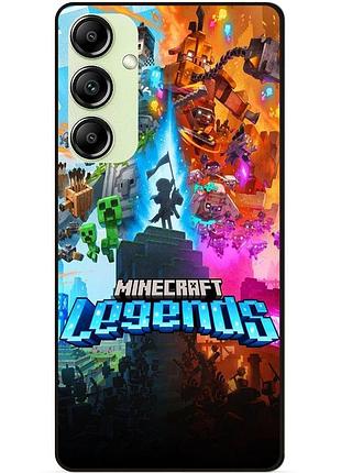 Чехол силиконовый бампер для samsung s21 игра майнкрафт minecraft