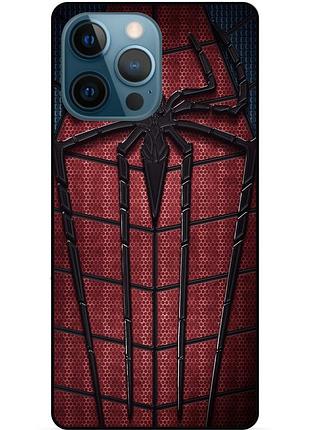 Силіконовий чохол бампер для iphone 14 pro max з картинкою людина-павук spider man