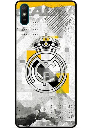Чехол силиконовый бампер для huawei y5 2019 с рисунком real madrid реал мадрид