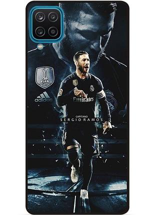 Силіконовий чохол бампер для samsung a22 з малюнком sergio ramos серхио рамос
