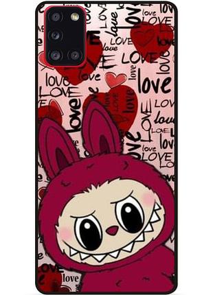 Чехол силиконовый бампер для samsung a03s с рисунком лабубу labubu