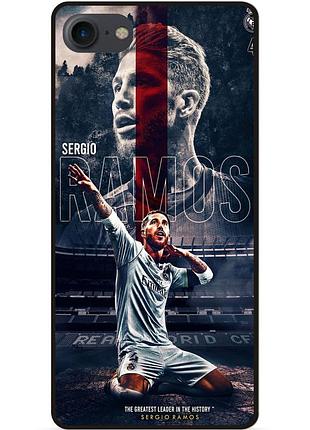 Чехол силиконовый бампер для huawei y5 2018 с рисунком sergio ramos серхио рамос