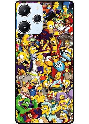 Силіконовий чохол бампер для xiaomi redmi 12 з малюнком стикери гравіті фолз футурама маріо