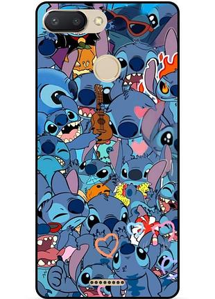Силиконовый бампер чехол для xiaomi redmi 6 с картинкой стич stitch