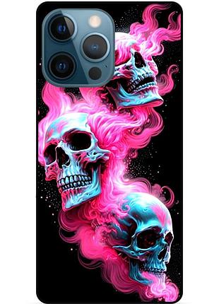 Силіконовий чохол череп скелет для xiaomi samsung motorola nokia iphone zte oppo realme vivo череп 19