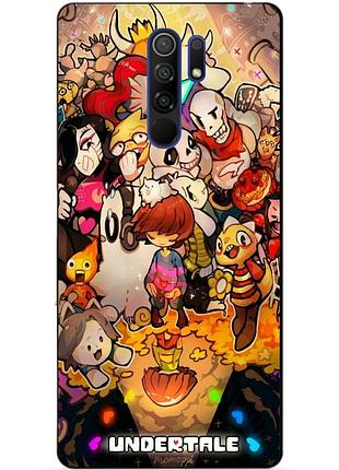 Силіконовий чохол бампер для xiaomi redmi 9 з малюнком андертейл undertale