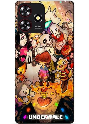Силіконовий чохол бампер для zte blade a73 з малюнком андертейл undertale