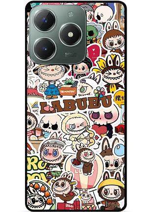 Силіконовий бампер чохол для infinix smart 8 plus (x6526) з малюнком лабубу labubu