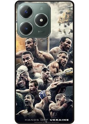 Силіконовий чохол бампер для infinix smart 8 plus (x6526) з малюнком бокс украина кличко усик