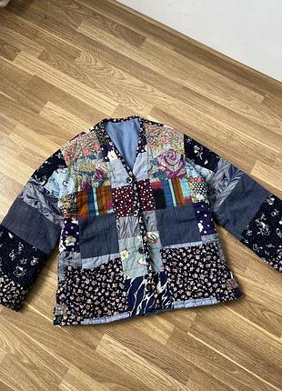 Жіноча куртка кімоно patchwork france