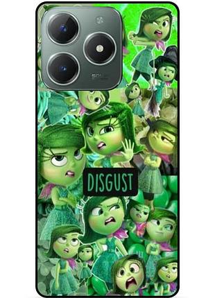 Чехол силиконовый бампер для tecno spark 20 pro с рисунком головоломка disgust