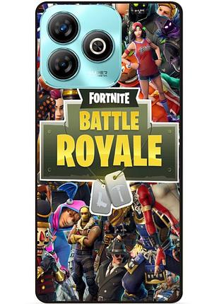 Силіконовий чохол бампер для zte blade a75 гра fortnite фортнайт