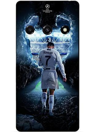 Силіконовий чохол бампер для samsung j7 j710 з малюнком ronaldo роналдо