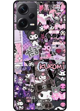 Силіконовий бампер чохол для xiaomi redmi note 12 pro plus з малюнком kuromi куроми