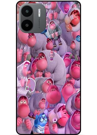 Чехол силиконовый бампер для xiaomi redmi a2 с рисунком головоломка стыд