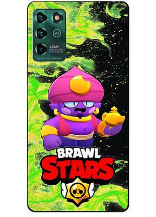 Чехол силиконовый бампер для zte blade v30 vita с героем бравл джин