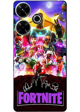 Силіконовий чохол бампер для infinix hot 30 (x6831) з малюнком fortnite фортнайт