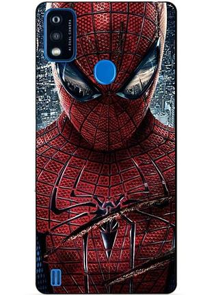 Силіконовий чохол бампер для zte blade a51 людина-павук spider man