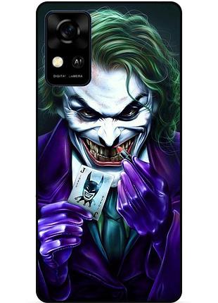 Силіконовий бампер чохол для zte blade a31 з малюнком joker джокер
