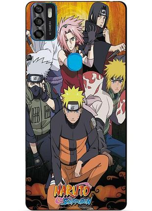 Силіконовий чохол бампер для zte blade a7s з малюнком naruto наруто аніме