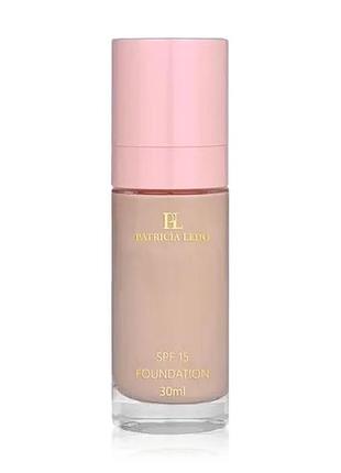 Тональний засіб для обличчя patricia ledo collection zephyr, spf 15, тон 03, 30 г